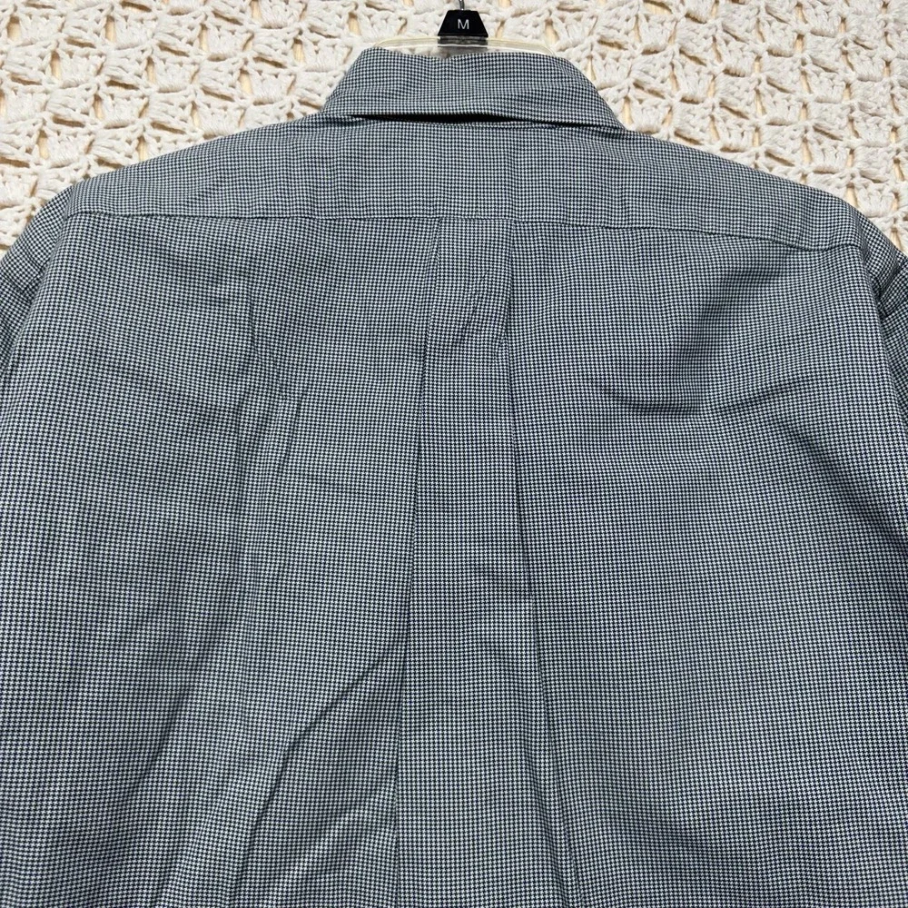 Ralph Lauren Yarmouth Shirt Mens Sz 15 Blue Green Geometric Button Down Oxford